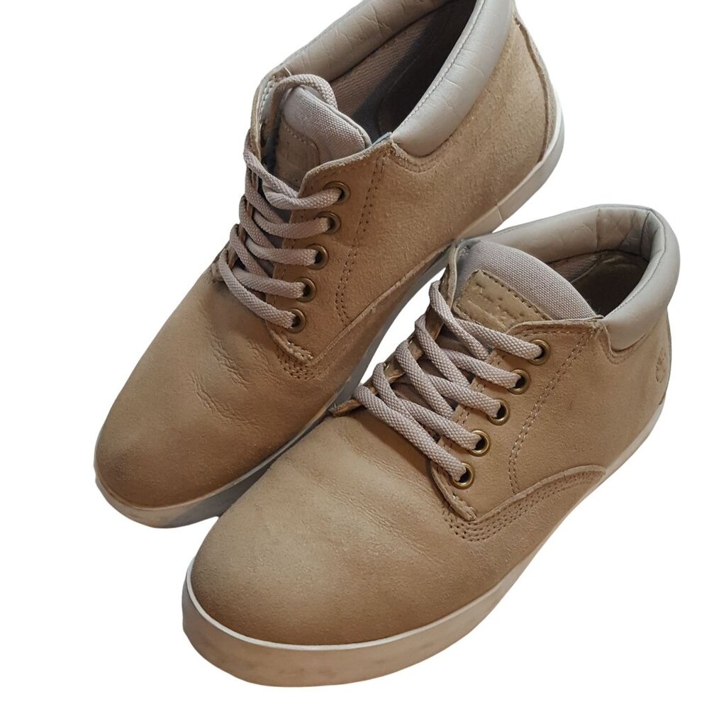 Timberland Womens Sneaker Boots A1V9Z Size 8 Tan Lace Up
